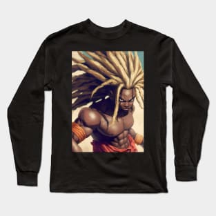 Dragon Afro - #0002 Long Sleeve T-Shirt